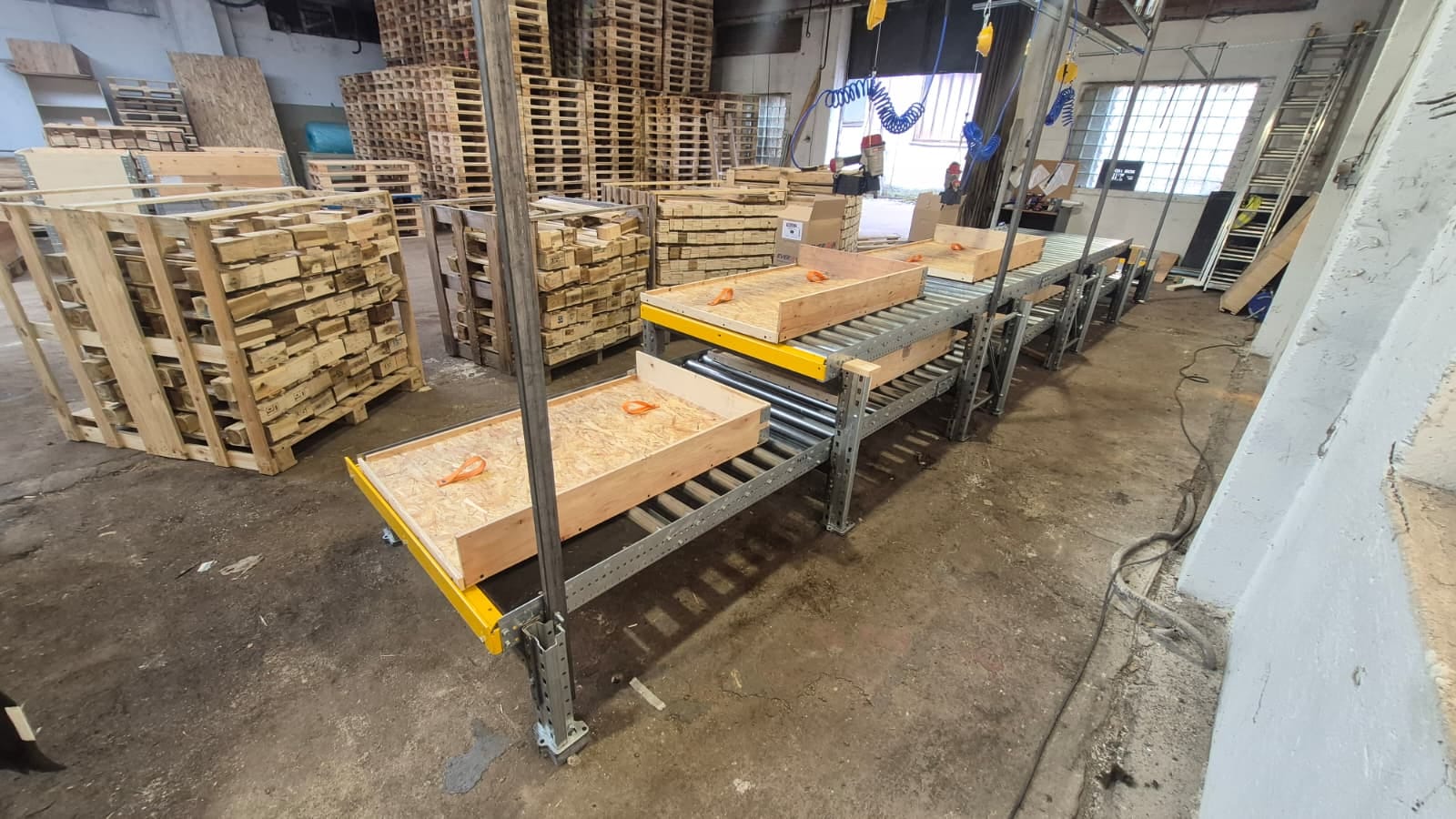 Linka na zpracování recyklátu v provozovně MMLES